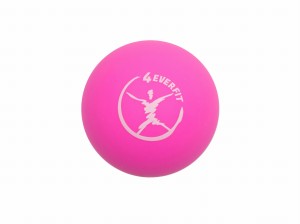Piłka do rehabilitacji typu LACROSS 6,25cm - Różowa