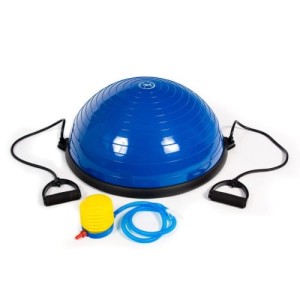 Piłka rehabilitacyjna do balansowania, trener równowagi 63cm - Niebieska